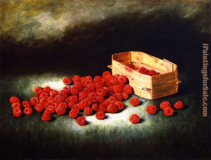 Joseph Kleitsch Still Life with Raspberries